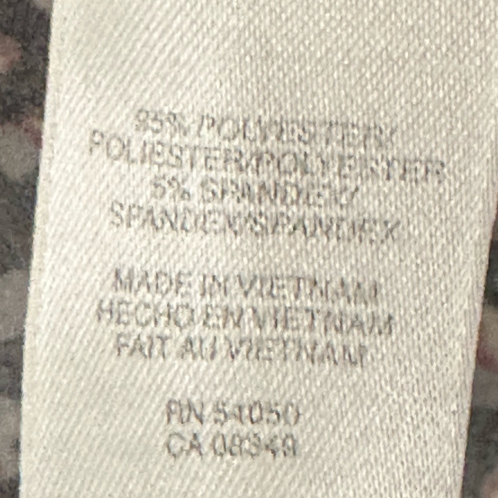 Jones New York Multi Color Print Stretchy Flowy - Picture 9 of 9